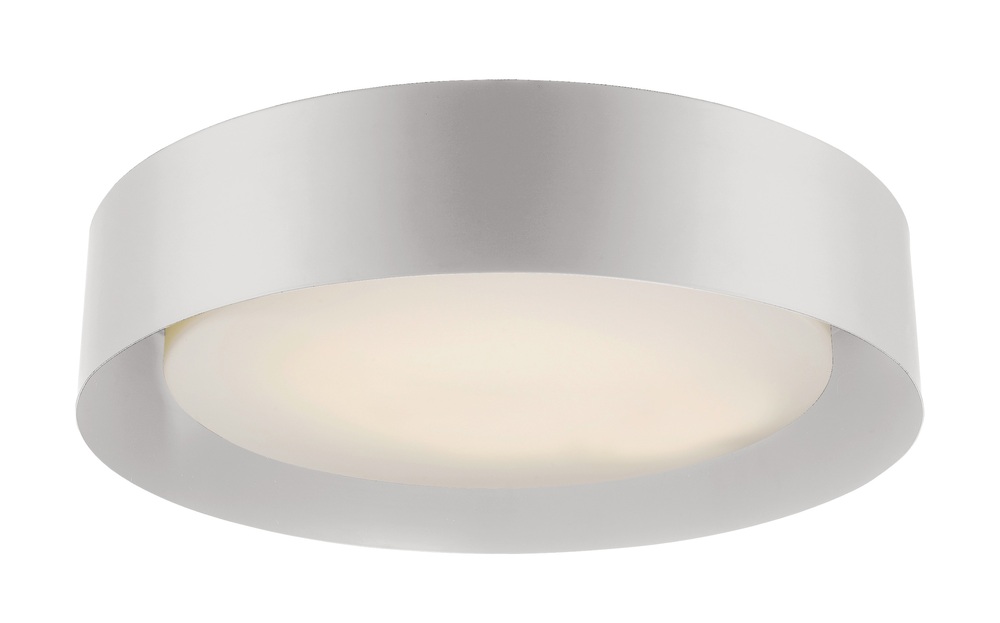 LED FLUSH DRUM WH ACRY-WH